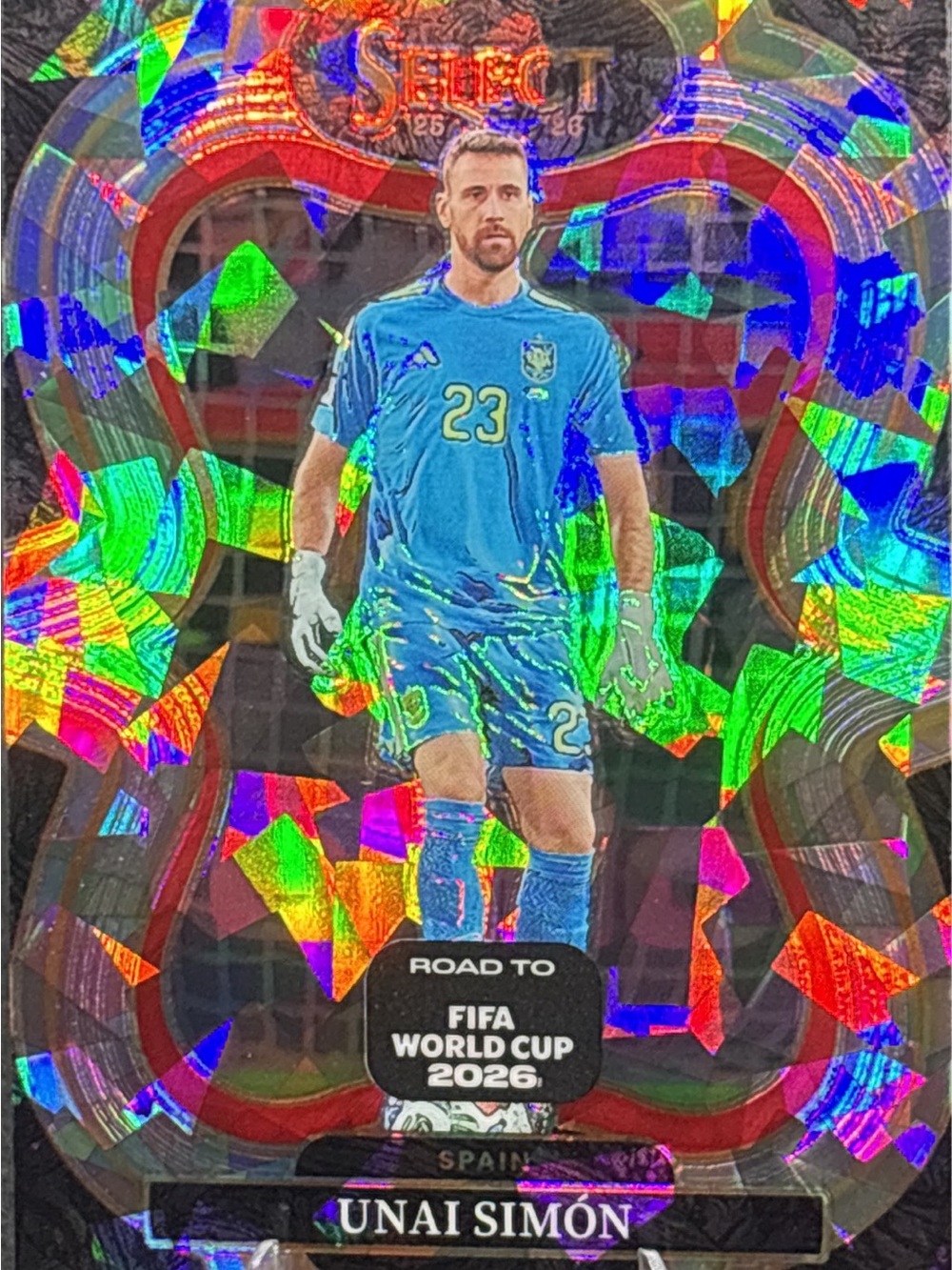 Panini Select Holo Prizm Unai Simon Goalkeeper Soccer Trading Card